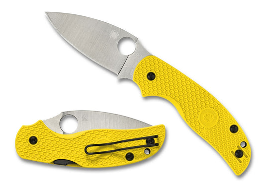 Spyderco C123PYL Sage 5 Salt, Yellow FRN, Magnacut