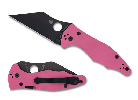 Spyderco C85GPNBKP2 Yojimbo 2, Pink G10, SPRINT Run, Limited Edition