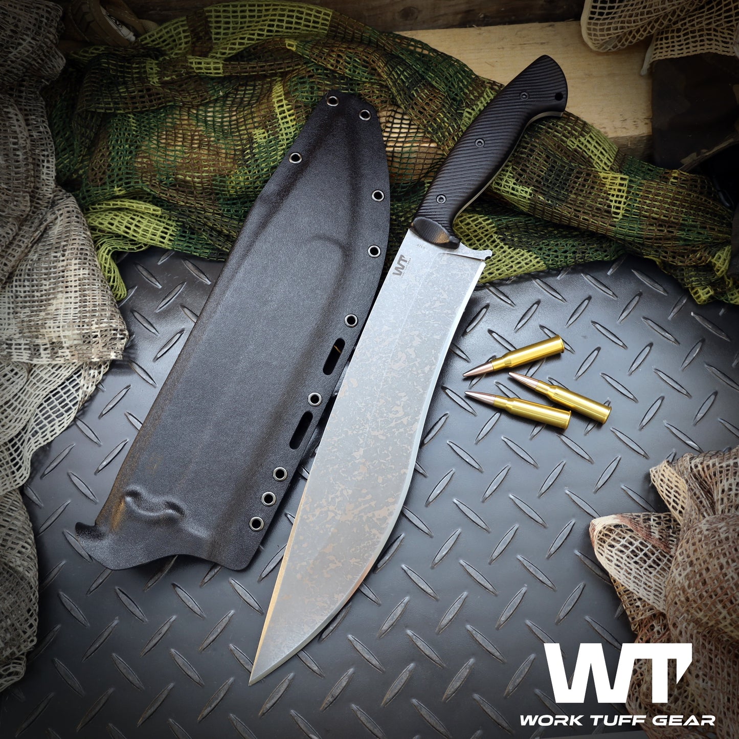 Work Tuff Gear Mad Dog (K329) Splatter, Black Textured Grip 3