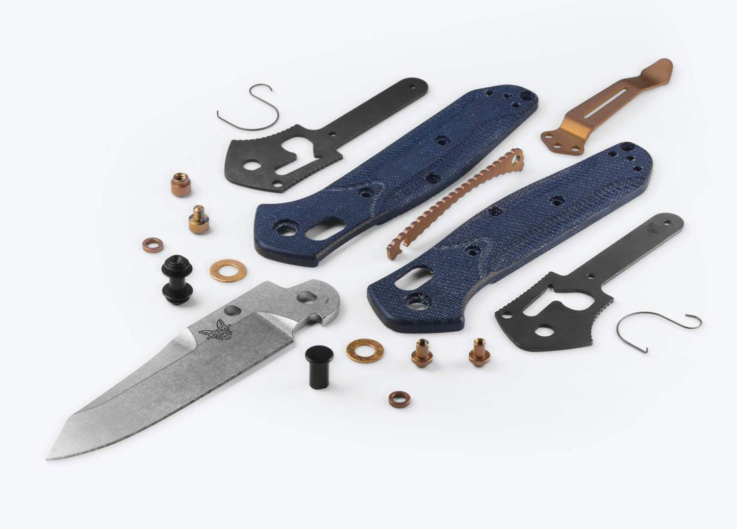 Benchmade 945-04 Mini Osborne, Blue Denim Micarta 5