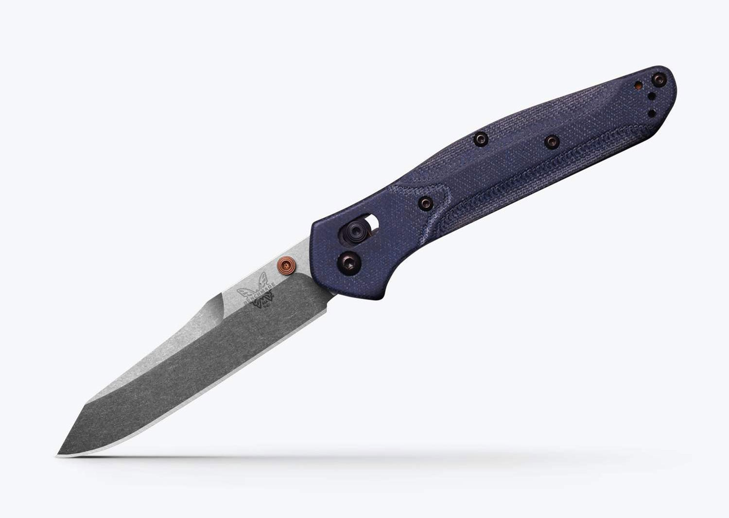 Benchmade 940-04 Osborne, Blue Denim Micarta 2