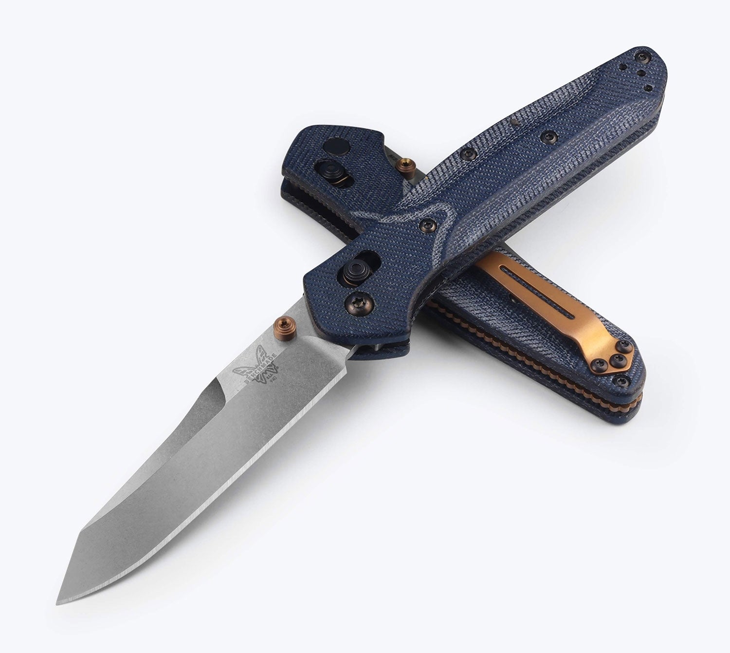 Benchmade 940-04 Osborne, Blue Denim Micarta 1