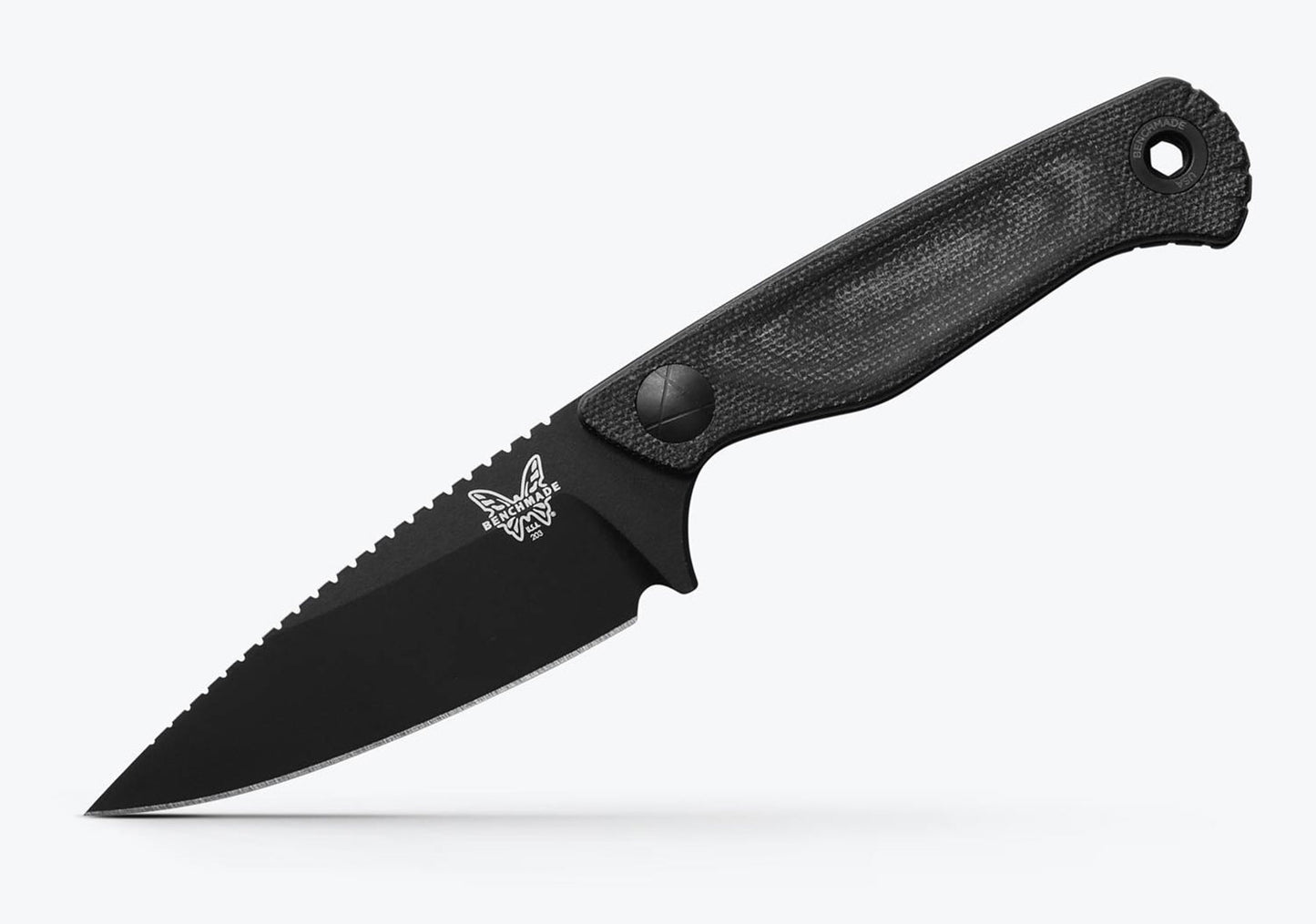 Benchmade 203BK-02 Dacian, Black Blade, Leather 4