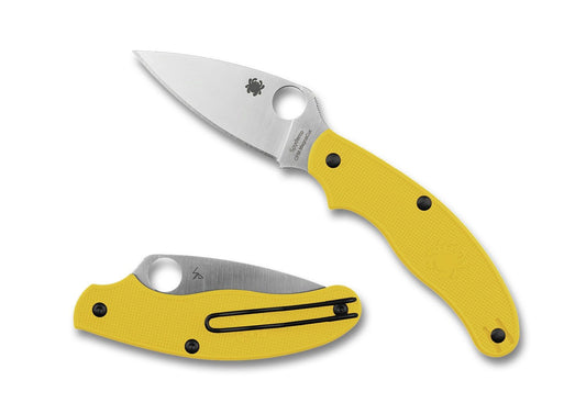 Spyderco C94PYL UK Penknife, Yellow FRN, Magnacut