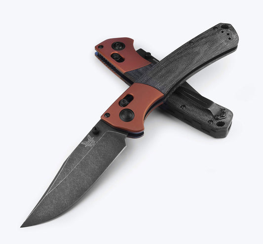 Benchmade 15080BK-04 Crooked River Black Micarta 1