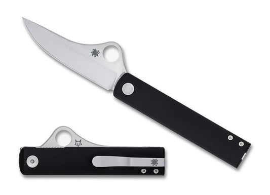 Spyderco C272ALBKP Essenza, N690Co, Aluminium