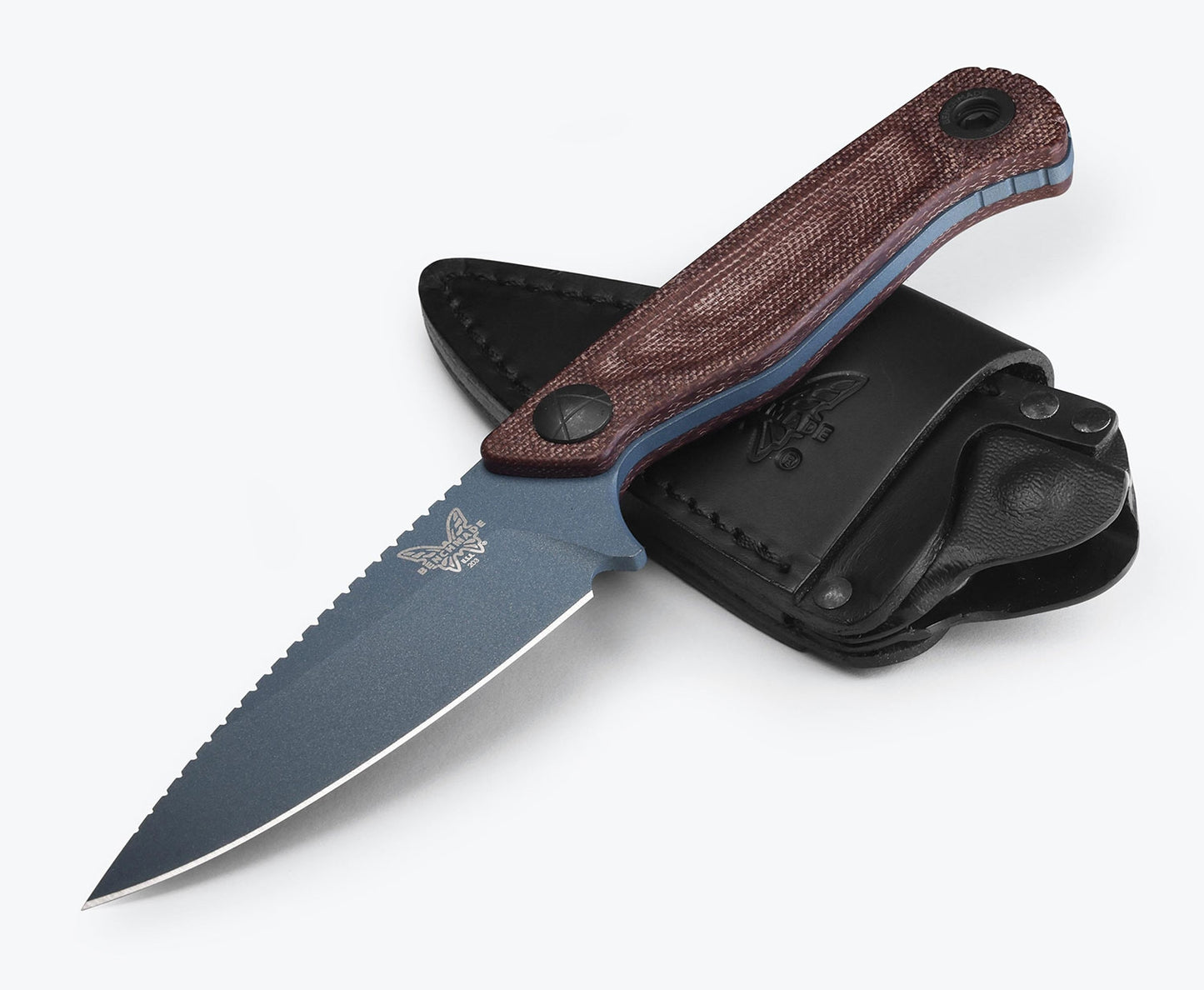Benchmade 203BT-03 Dacian, Blue Blade, Leather 1