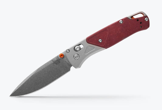 Benchmade 535-09 Bugout, S90V, Gray/ Red Richlite 1
