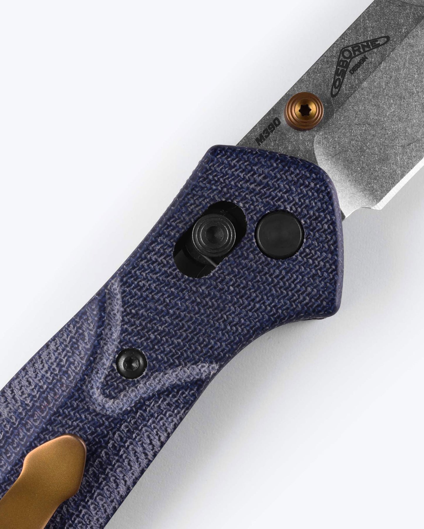 Benchmade 940-04 Osborne, Blue Denim Micarta 4