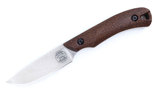 White River Axiom, Natural Burlap Micarta Magnacut
