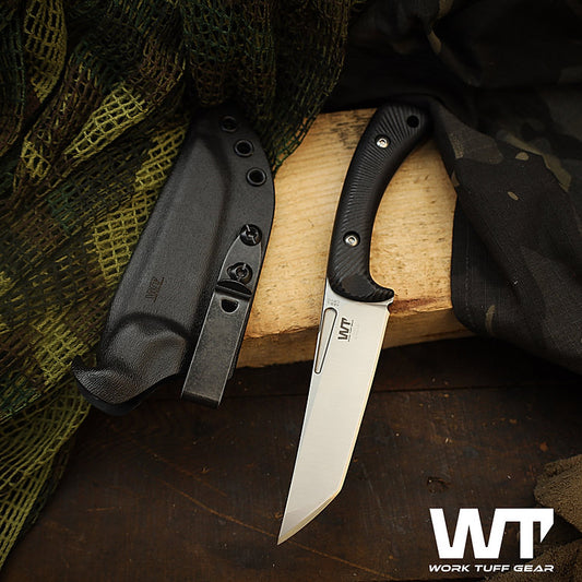 Work Tuff Gear Devilhorn, AEB-L Satin, Black Textured Grip 1