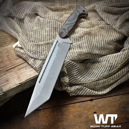Work Tuff Gear Tanto X (K329) Type B, Rugged Survival Knife