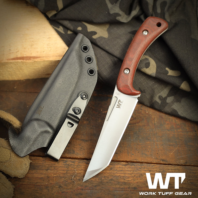 Work Tuff Gear Devilhorn, AEB-L Satin, Canvas Micarta