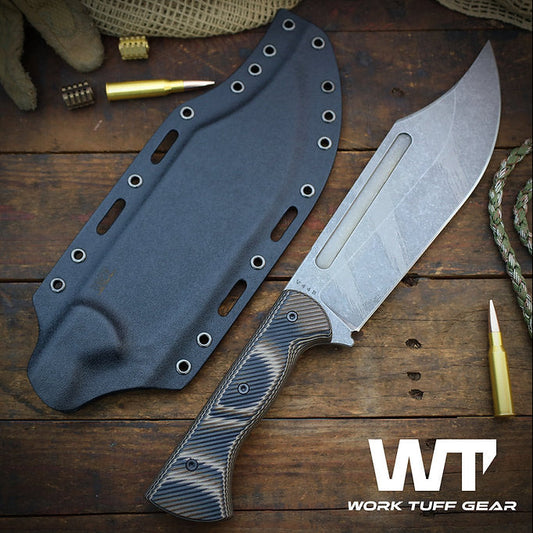 Work Tuff Gear V44B (SK85) Tiger Stripes, Pit Viper G10 Textured Grip 1