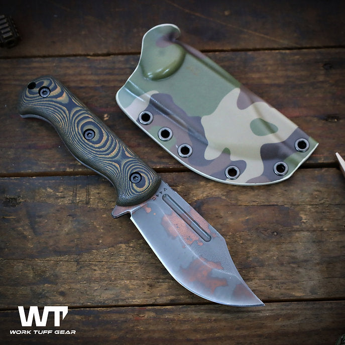 Work Tuff Gear V44C (K329) Copper Washed, Tiger Camo G10