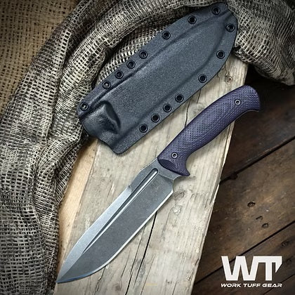 Work Tuff Gear Elbrus Gen 2 Satin, Purple Camo Gator Grip