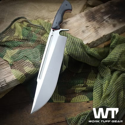 Work Tuff Gear Puzon Predator Hunter, Two-Tone Satin, Black with Red liner 1