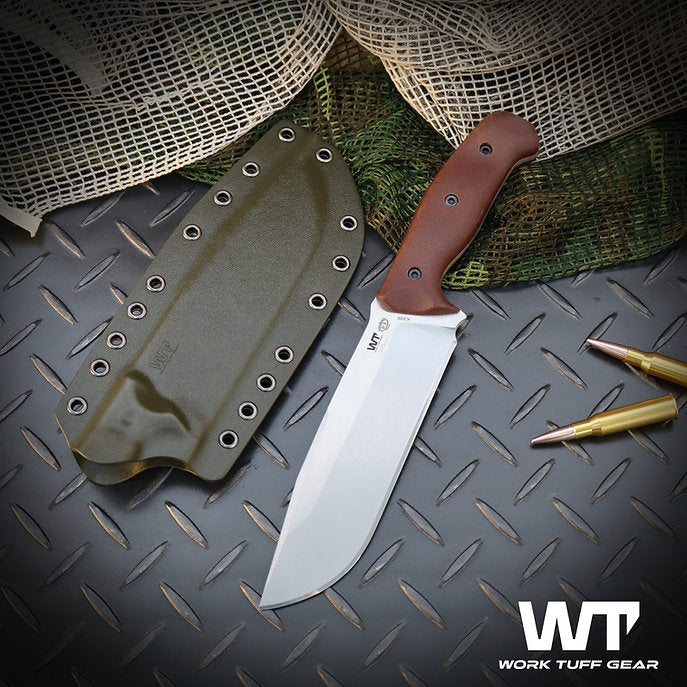 Work Tuff Gear Wolverine Gen 2 (K329) Two tone Ghost, Brown Canvas Micarta Grip 3
