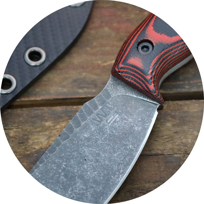 Work Tuff Gear Nomad Beardo EDC (K329) Rugged/Dark Vintage Washed Washed, Fireline Micarta 4