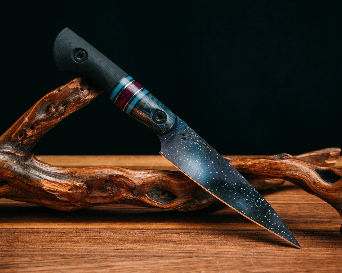 Half Face Blades Chef Set - Arctic Storm FAT Carbon, Glow G10, Sugi Tru-stone Split 5
