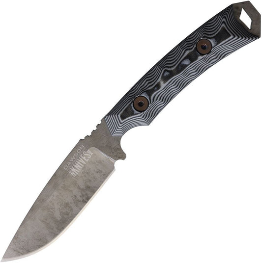 Dawson Knives Contractor White and Black G-10 Magnacut 2