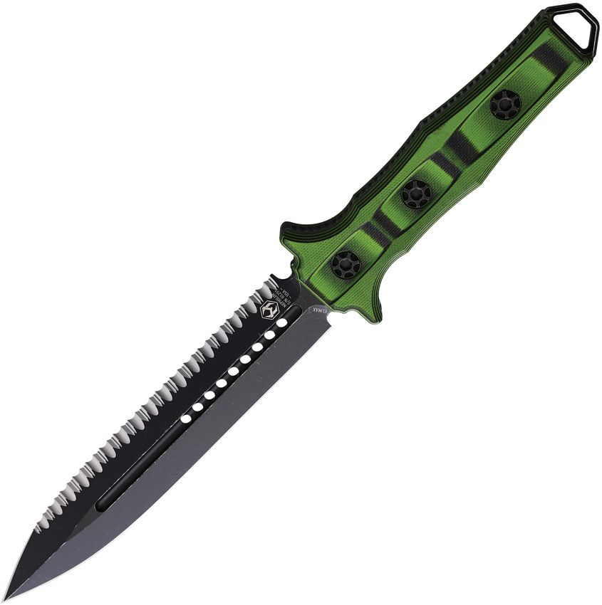 Heretic Knives -    Nephilim Fixed Blade Green/Black 3
