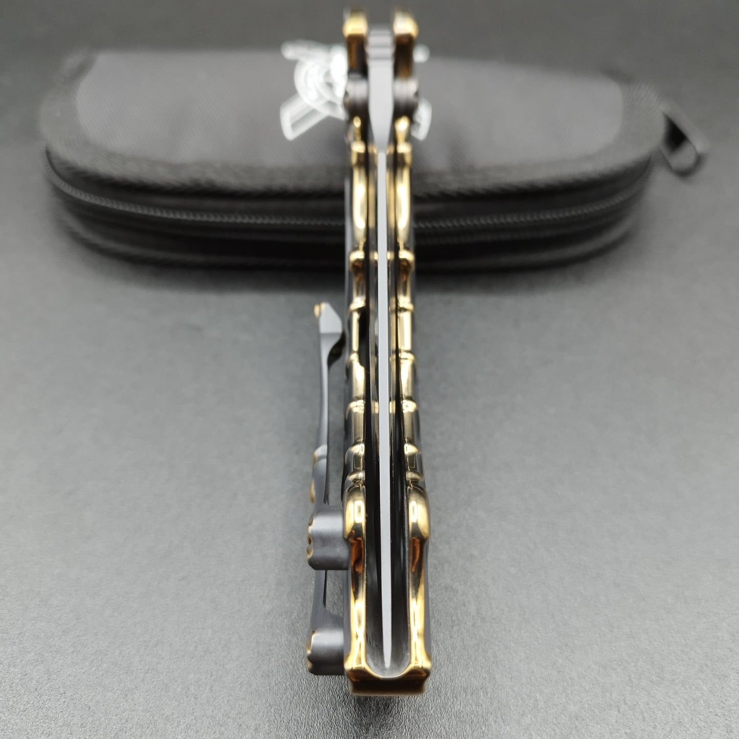 ADV Tactical Scavenger Integral Titanium Handle Kal-Gard Combo and Gold Finish 5