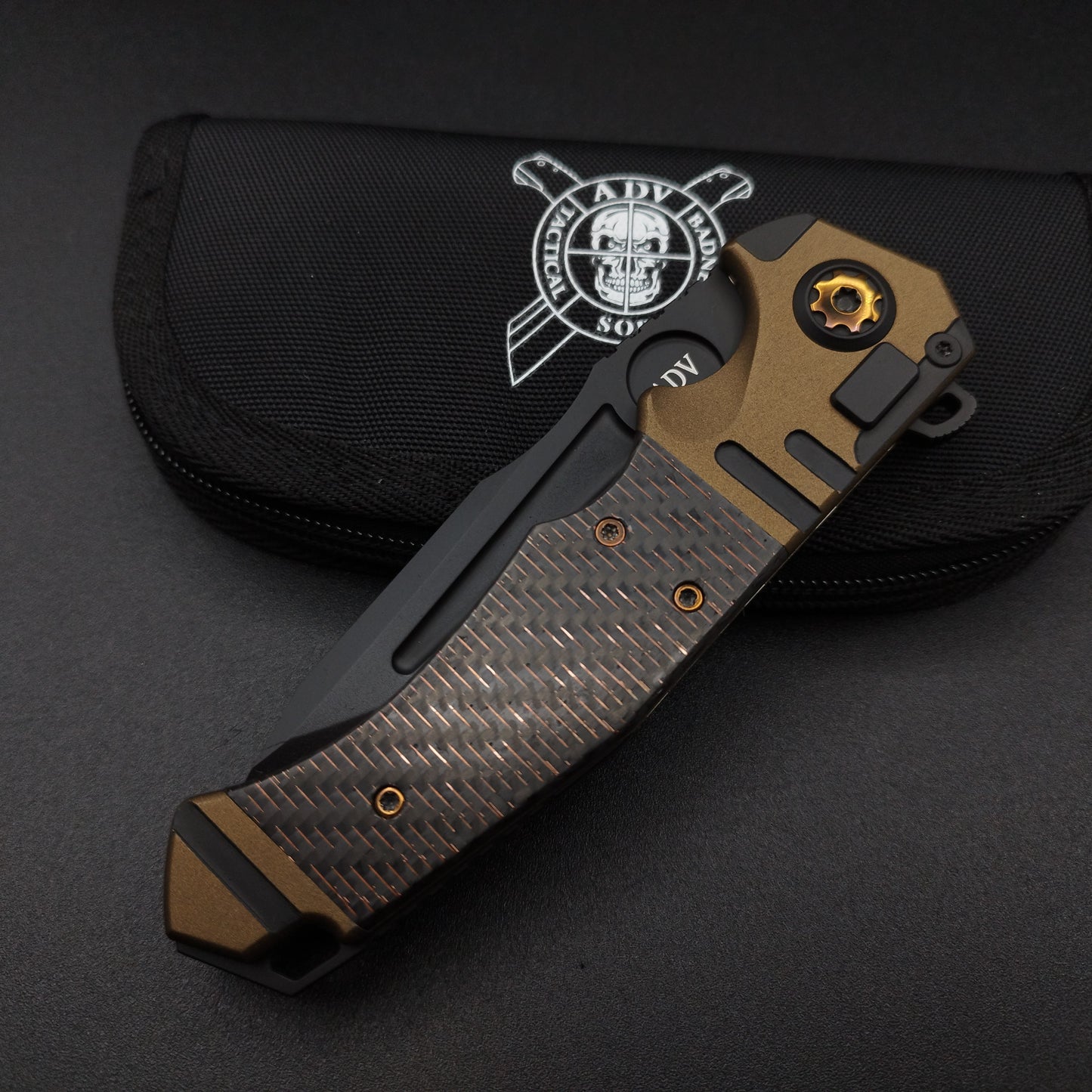 ADV Ronin Golden Titanium with Copper Carbon Fibre Inlay 4