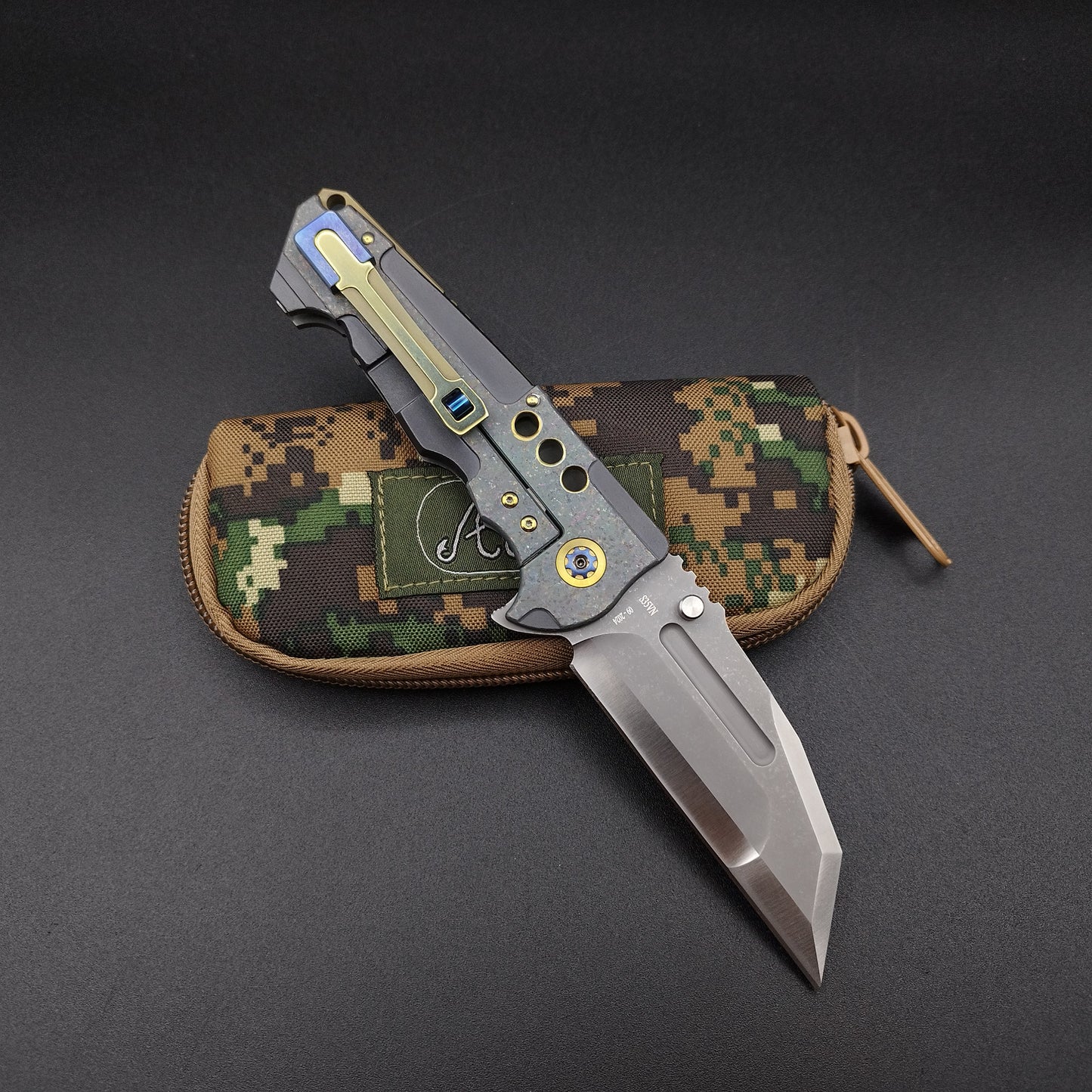 ADV Invader, Gold Blasted, S-35VN 2