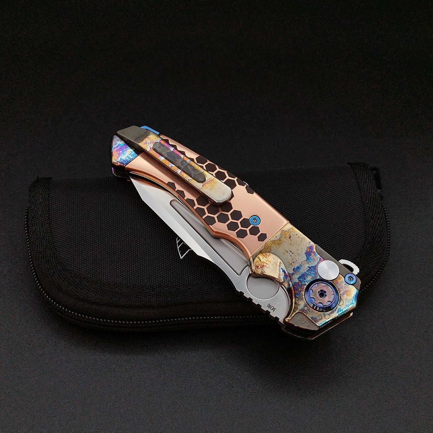 ADV Ronin Acid Rain Titan, Copper Inlays, Satin Blade