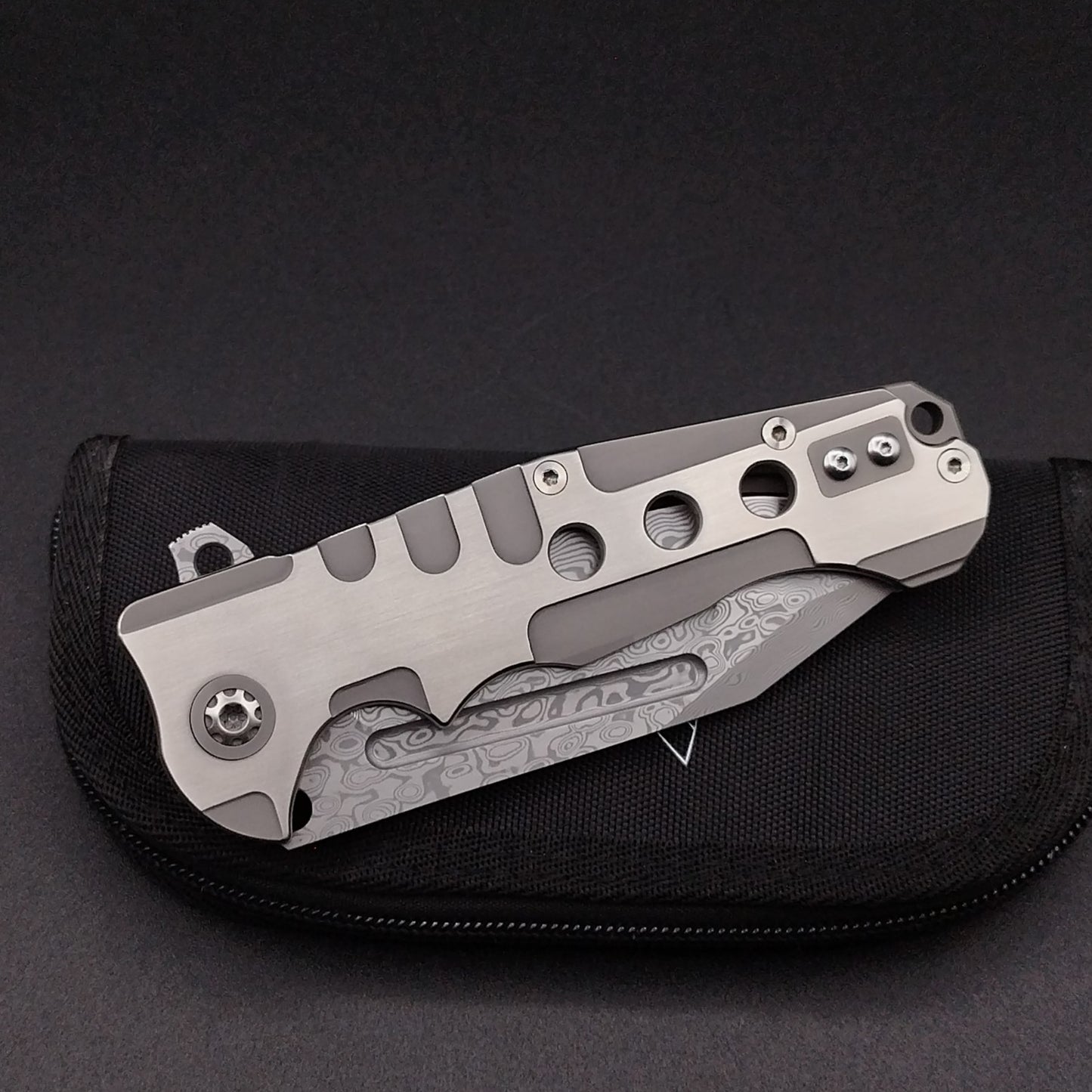 ADV Tracker Custom, Satin, Damascus 5
