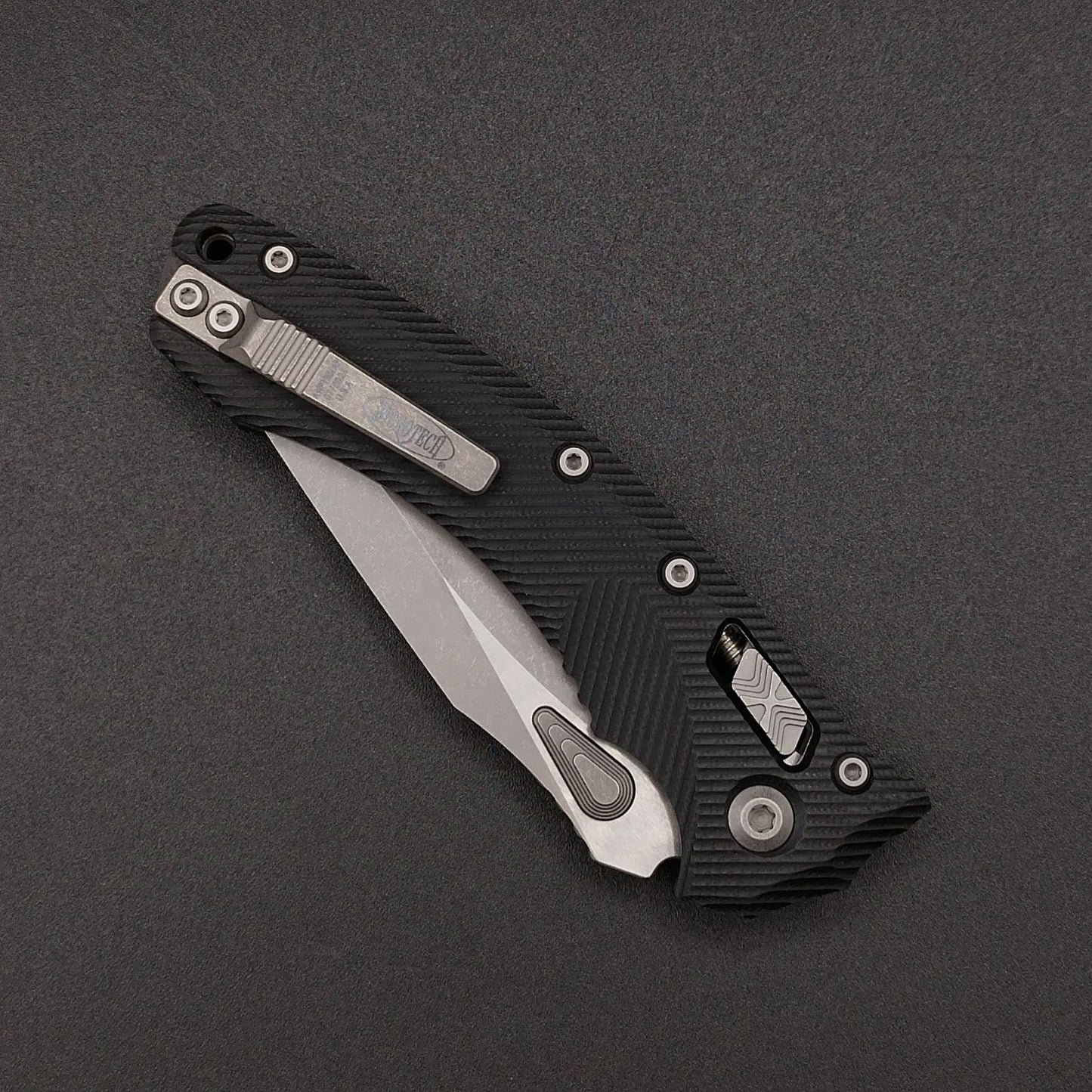 Microtech Amphibian S/E Ram-Lok Blk Apo M390MK 4