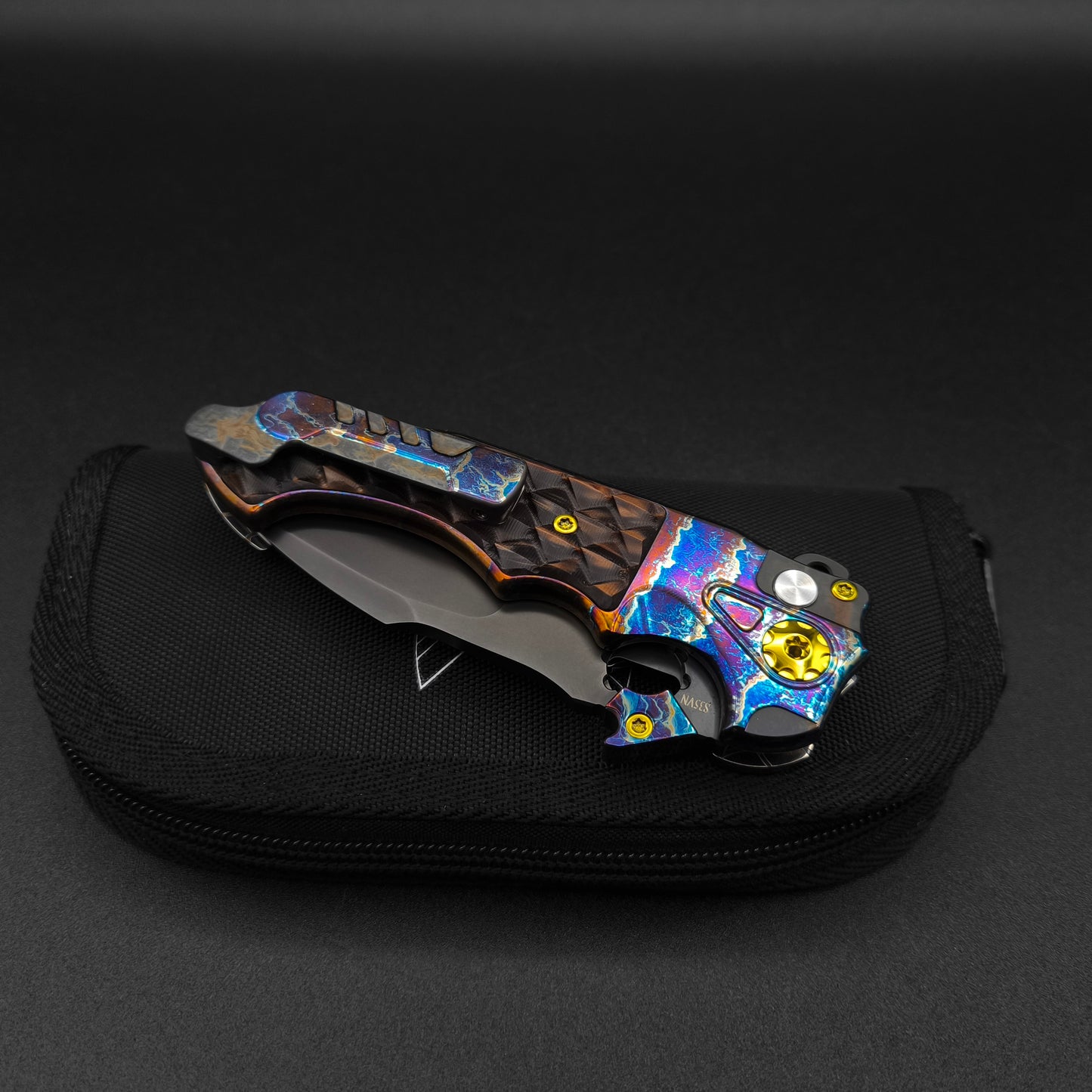 ADV Mini Alpha Acid Rain, G-10 Dragon Scales, S35VN