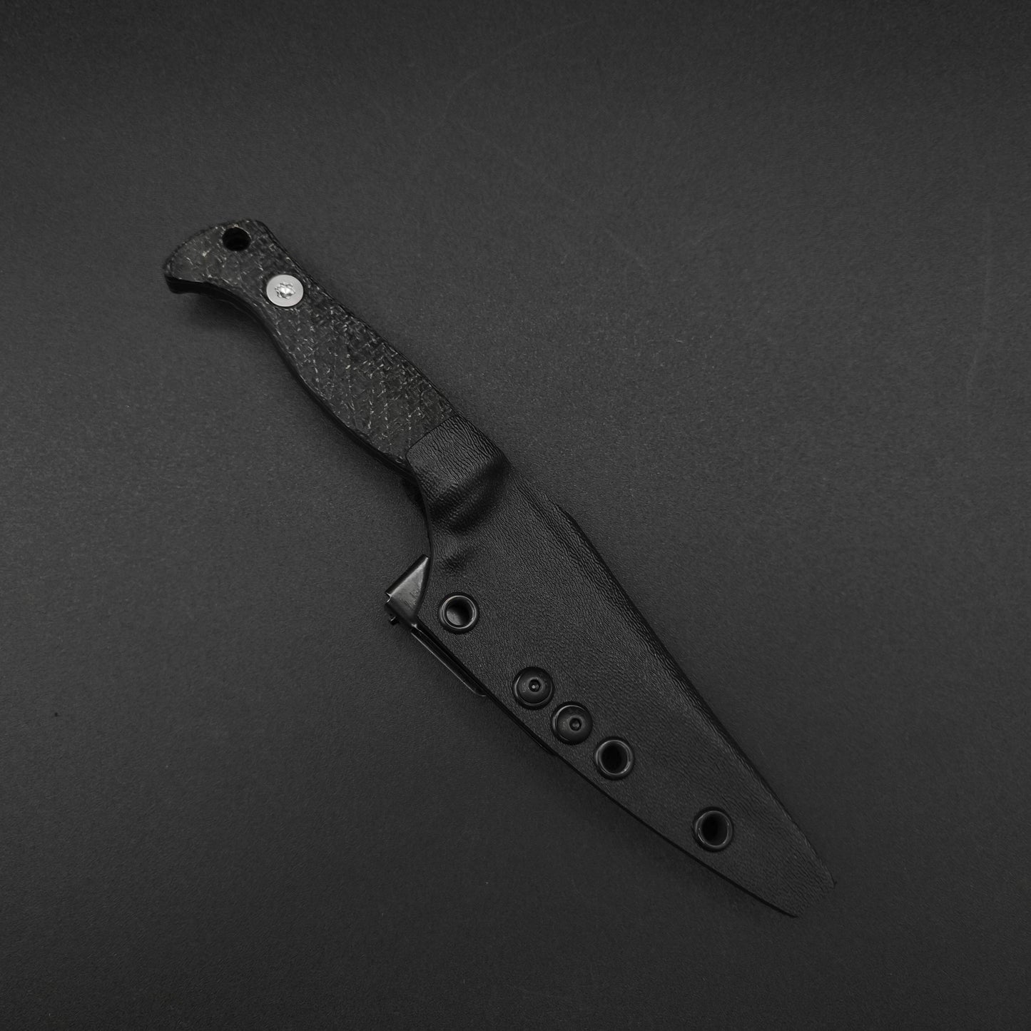 Half Face Blades Congressman Black Burlap Micarta 4