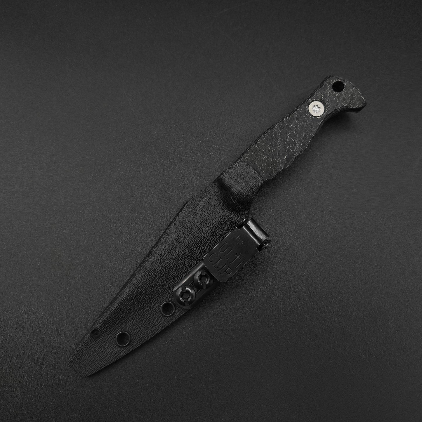 Half Face Blades Congressman Black Burlap Micarta 5