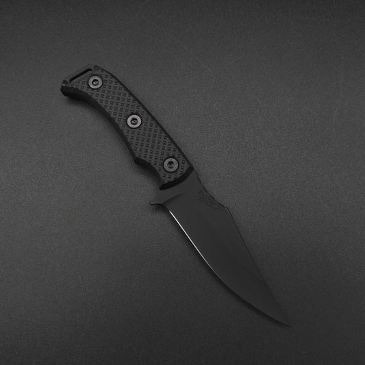 Half Face Blades Tosahwi Black G10 Armor Black Cerakote 1