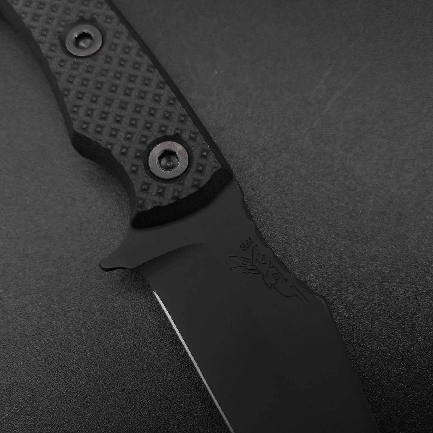 Half Face Blades Tosahwi Black G10 Armor Black Cerakote 3