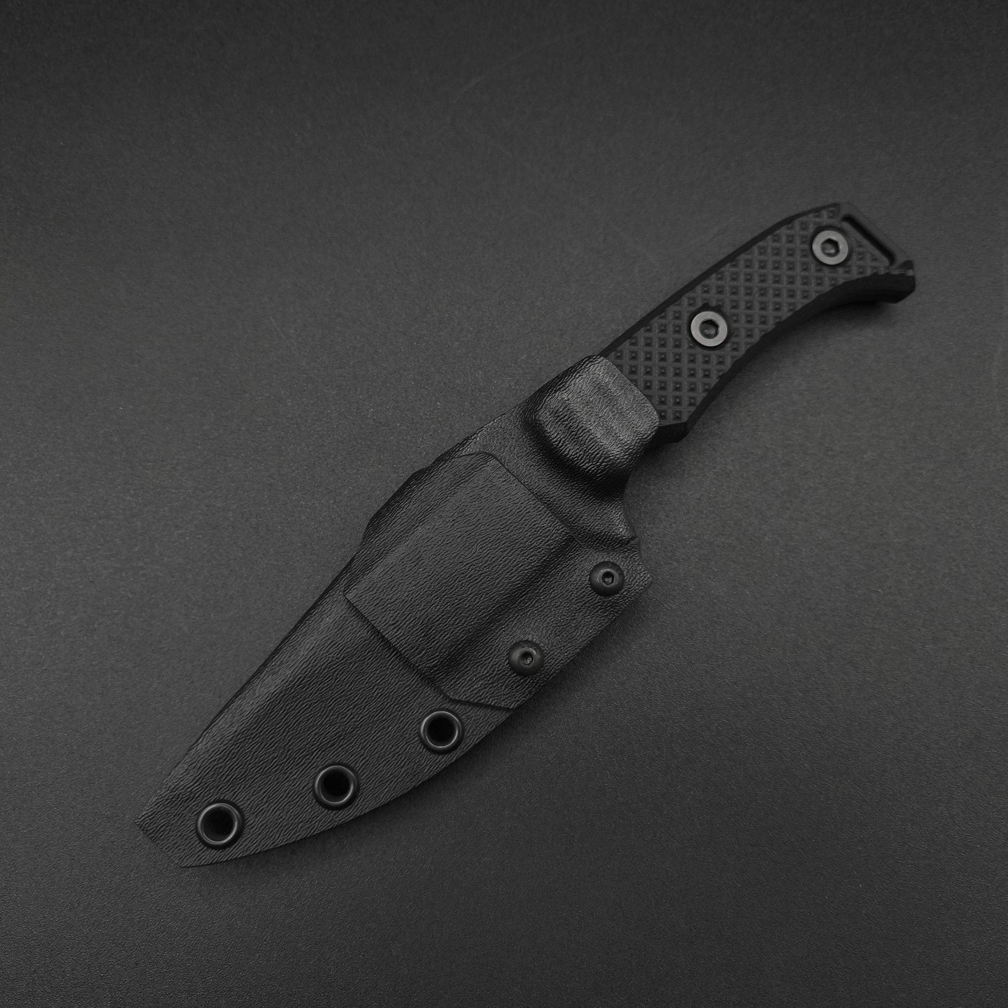 Half Face Blades Tosahwi Black G10 Armor Black Cerakote 4