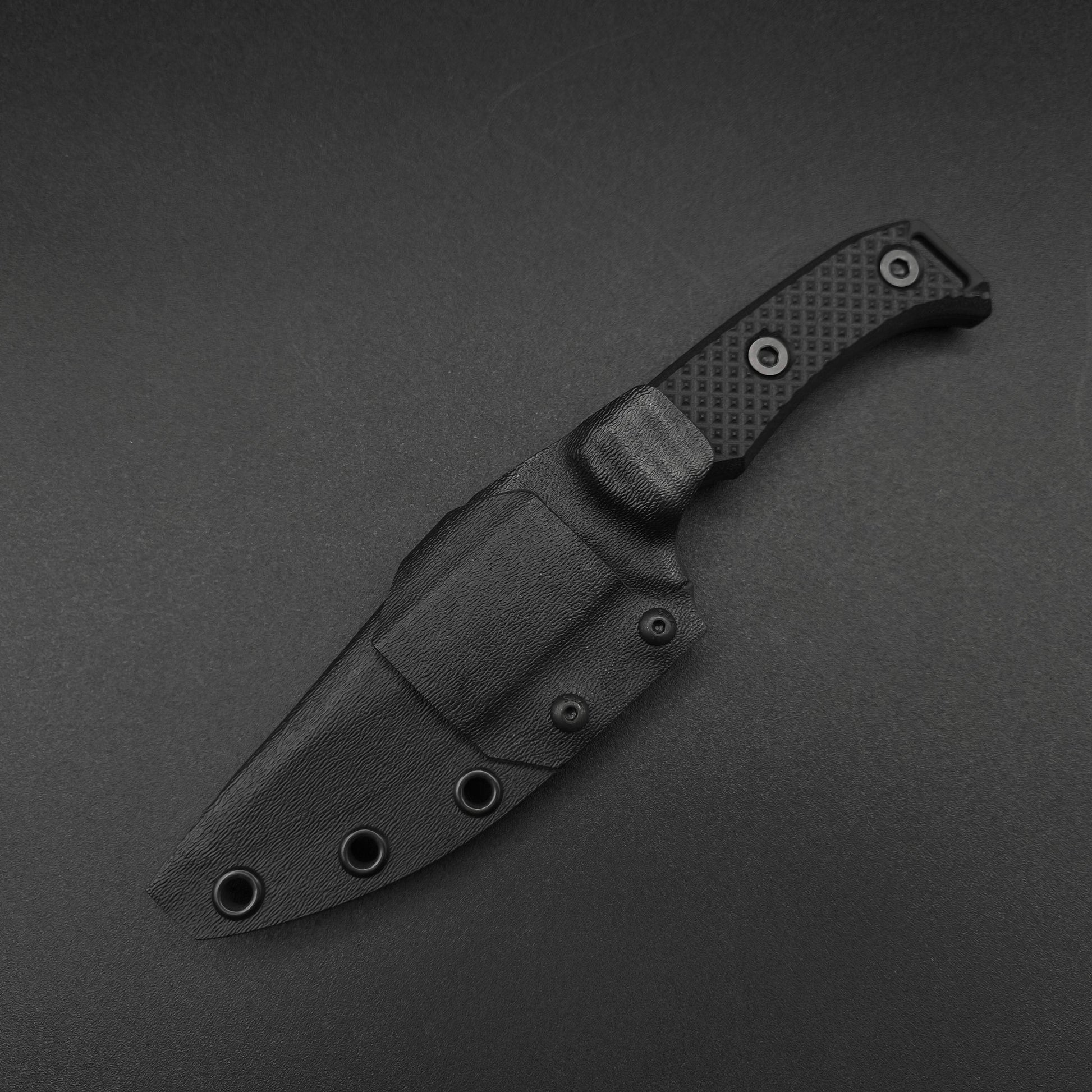 Half Face Blades Tosahwi Black G10 Armor Black Cerakote 4