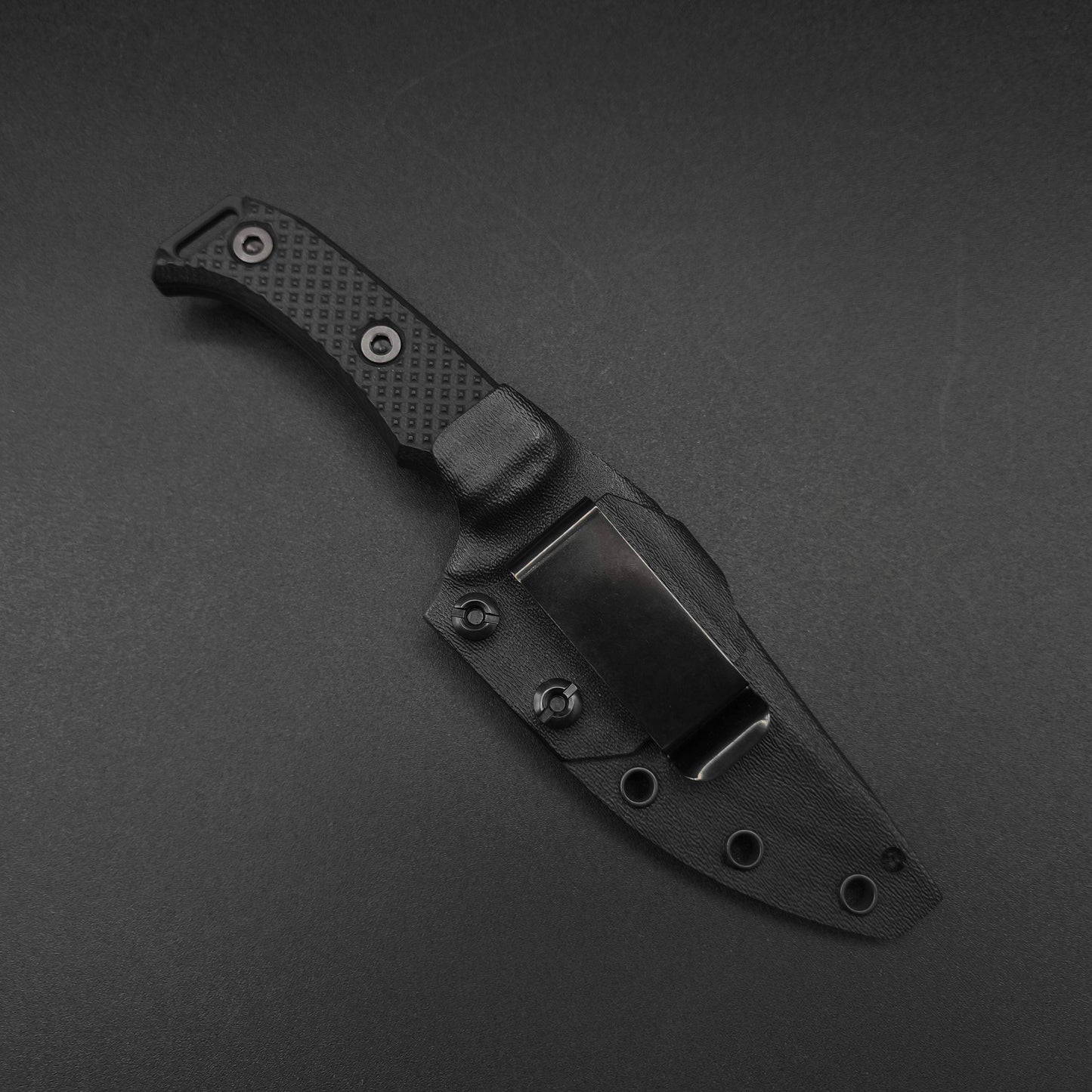 Half Face Blades Tosahwi Black G10 Armor Black Cerakote 5