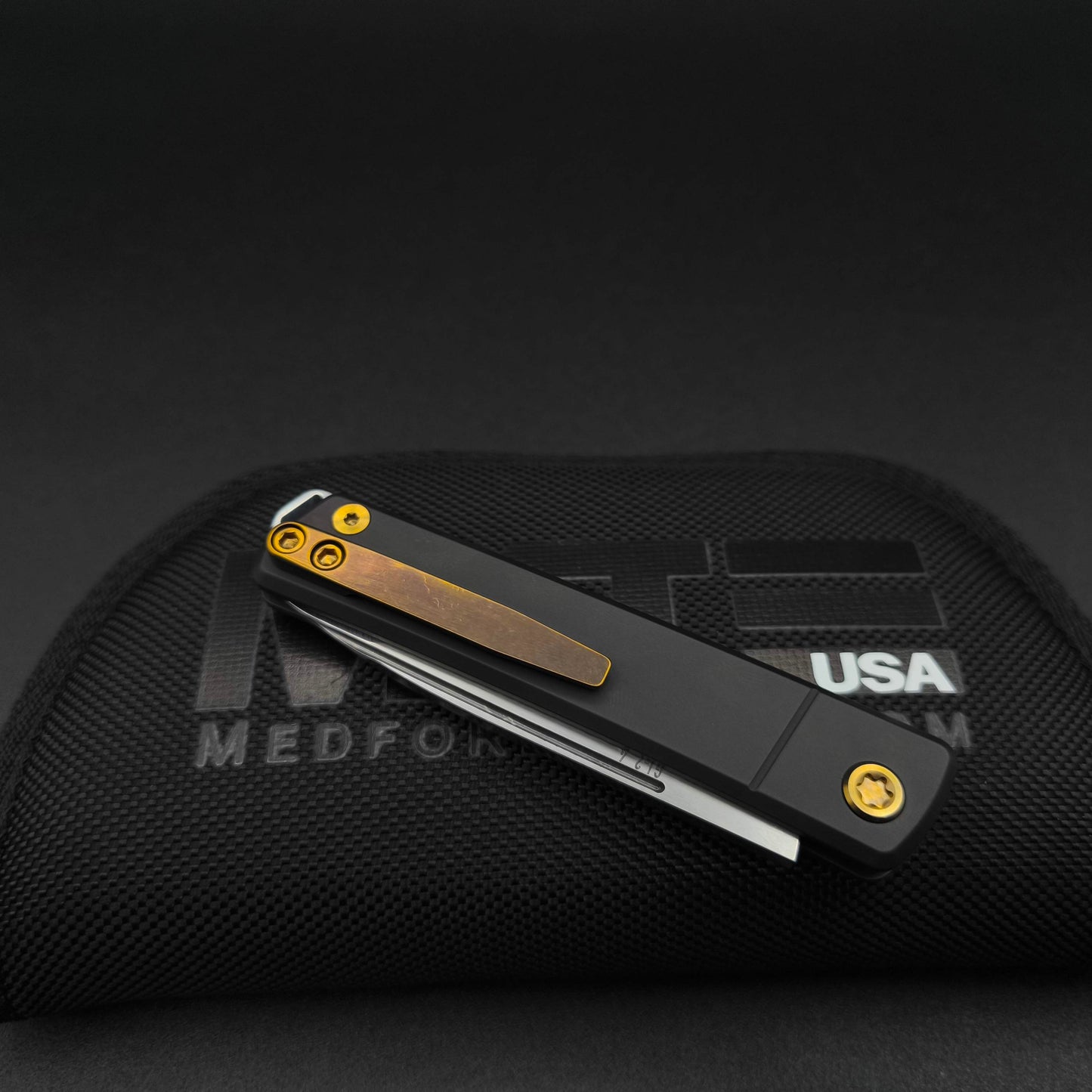 Medford Gentleman Jack, Tumbled Tanto, DLC Handle 4