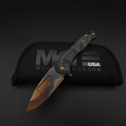 Medford Praetorian Slim Flipper Vulcan DP, Bronze Filigree 1