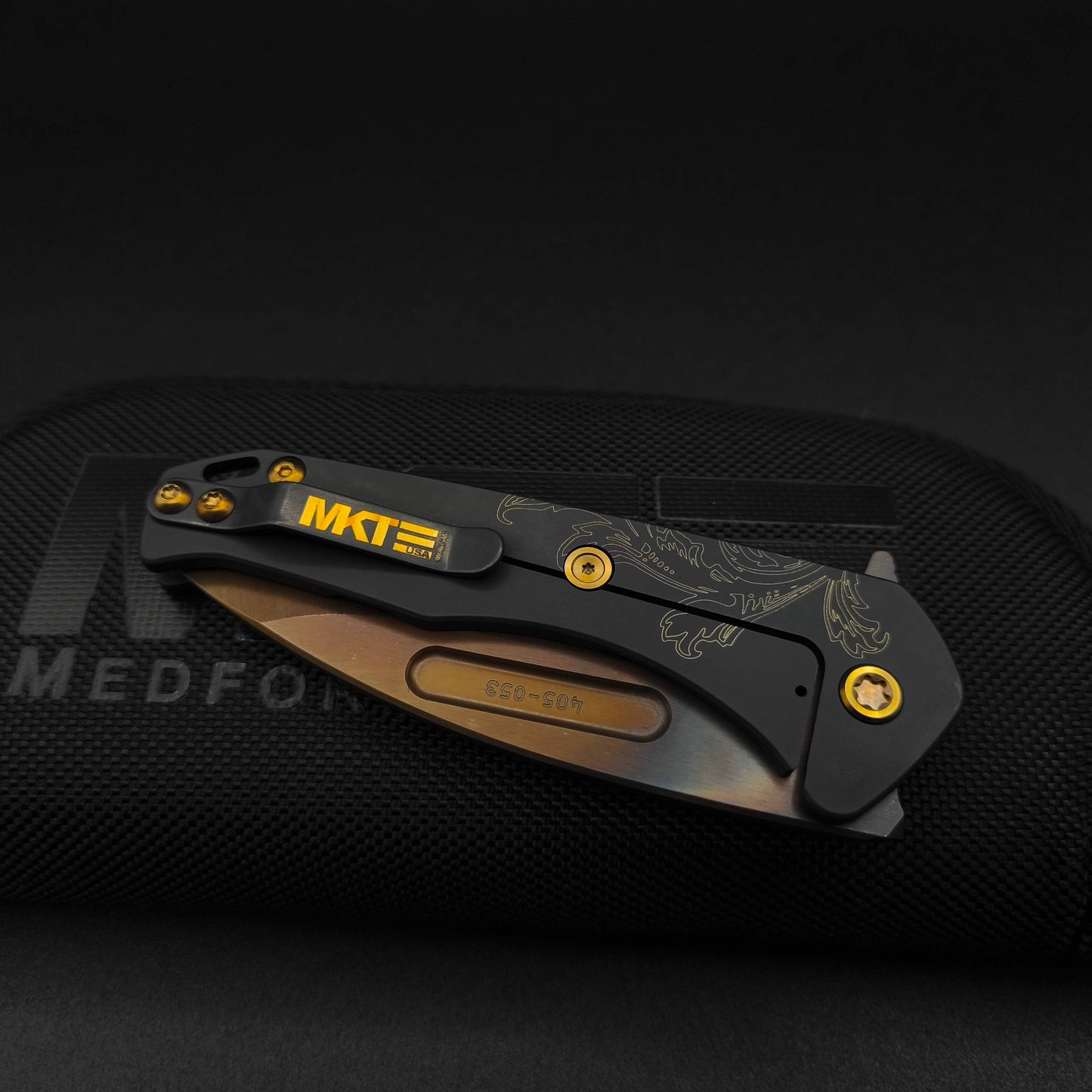 Medford Praetorian Slim Flipper Vulcan DP, Bronze Filigree