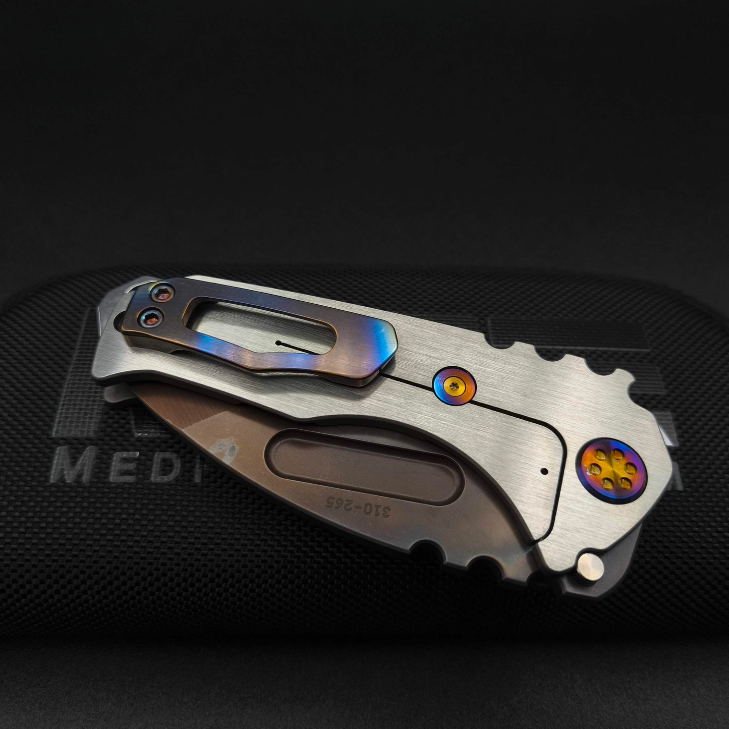 Medford Praetorian Genesis T, Vulcan Tanto Blade, Brushed Silver 5