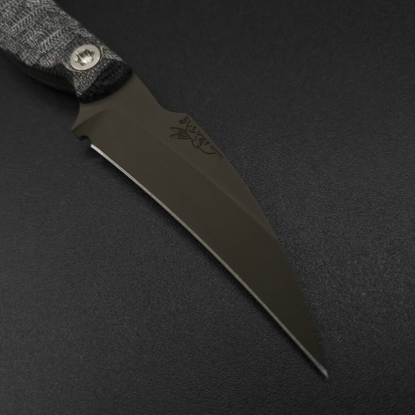 Half Face Blades Gula Gula Black canvas micarta, OD Green cerakote 3