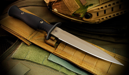 Spartan Blades Harsey Dagger FDE 1
