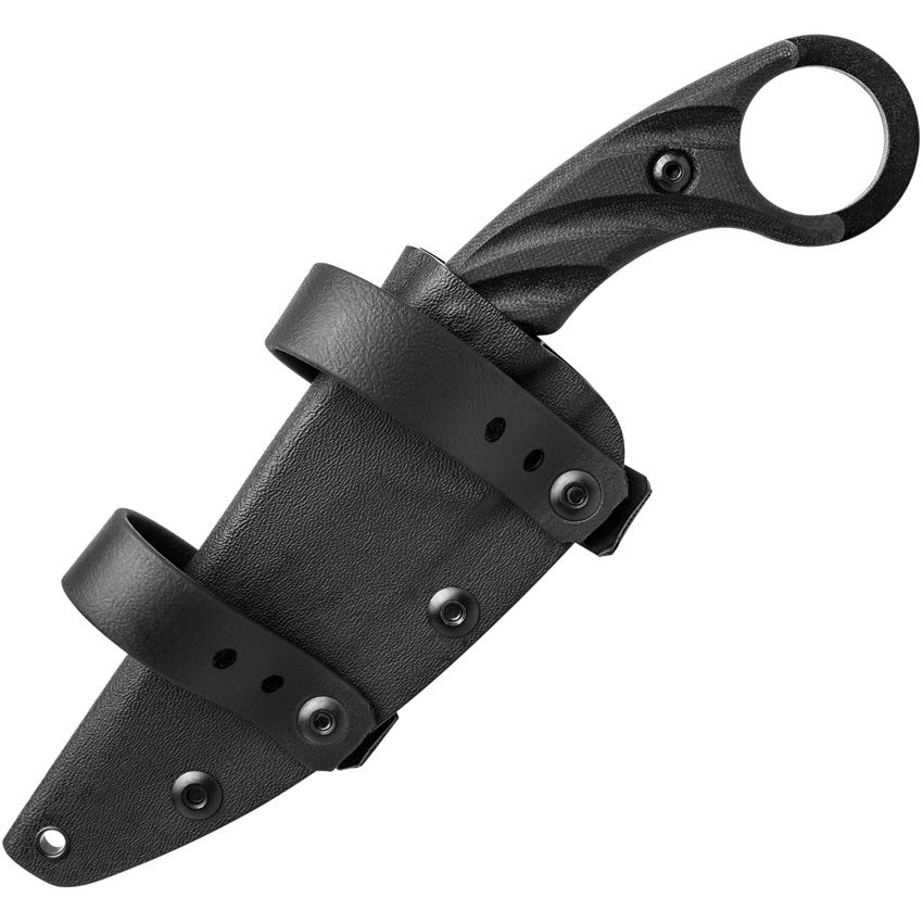 TOPS C.U.T. 4.0 Combat Utility Tool Blackout Edition CUT40A micarta, 1095 6