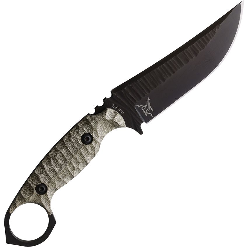 Wachtman Knife & Tool Titanoraptor OD Stone Micarta 2
