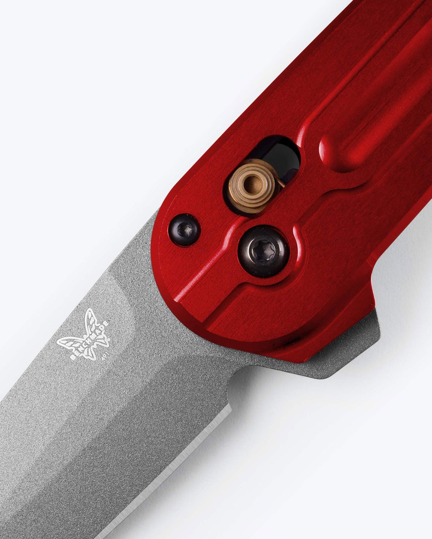 Benchmade 491GY-01 Lowden Axis Flipper Phoenix Red 4