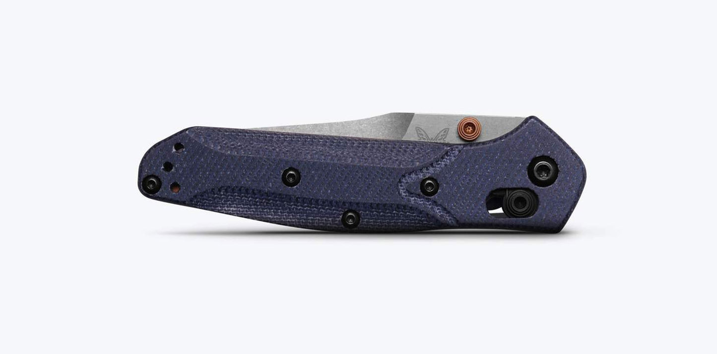 Benchmade 945-04 Mini Osborne, Blue Denim Micarta 3